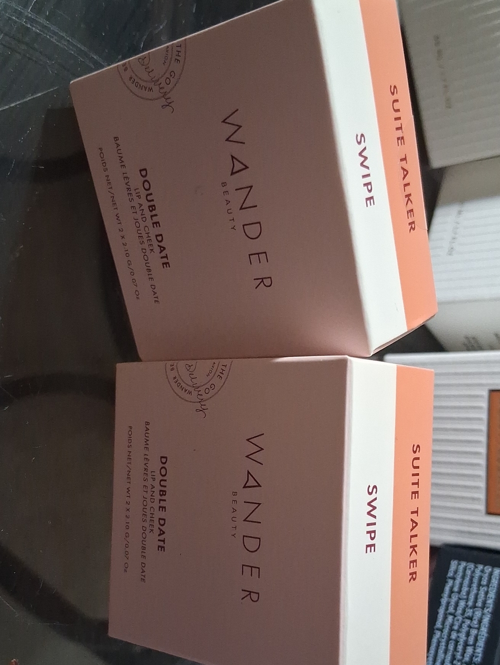 Bundle Of 2!!Wander Swipe Double Date Lip & Cheek Balm - Suite Talker Peach Pink
